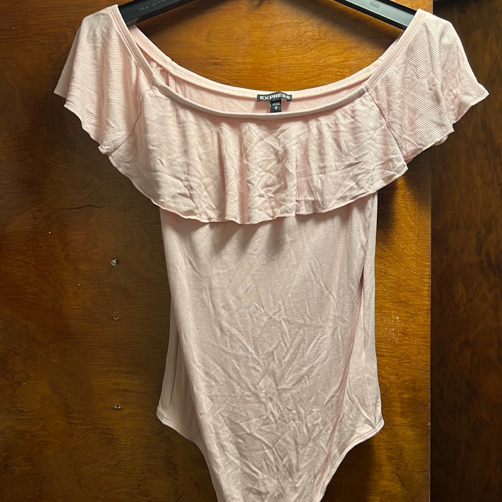 Express Baby Pink Bodysuit Size Medium